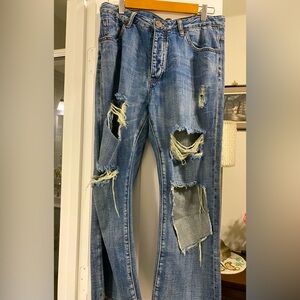 One teaspoon flared leg Jean